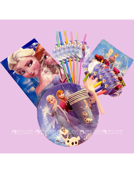 Pack Anniversaire 35pc Thème, Frozen