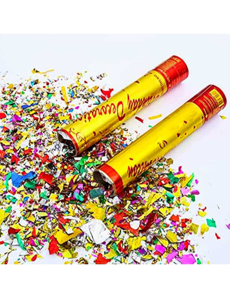 Canons à Confettis, 50 cm