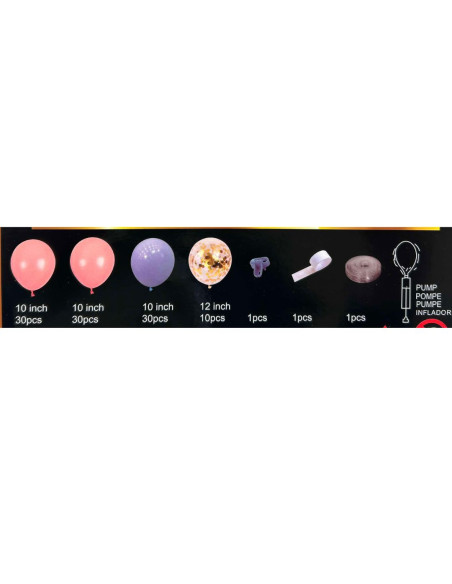 Set de 103 Ballons de Décoration Gonflable