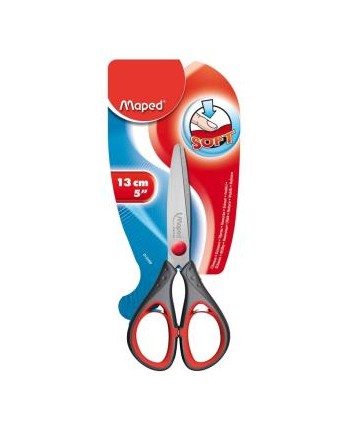 CISEAUX MAPED 13CM SOFT BLISTER