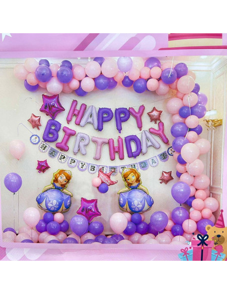 Set De Ballons Gonflables Anniversaire, Sofia