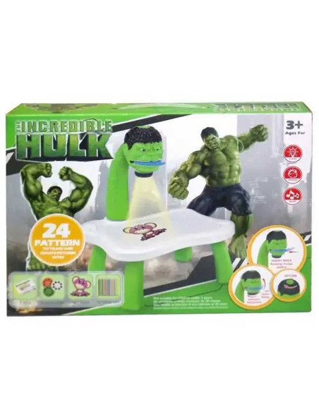 Projecteur à Led avec Table de Dessin Artistique, Hulk