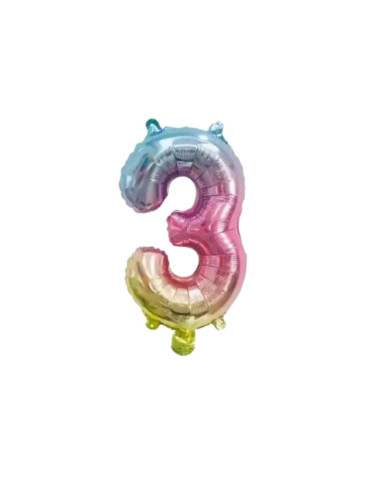 Ballon Gonflable Chiffre 3, GM