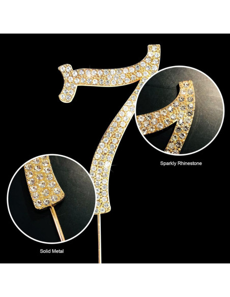 CHIFFRE ANNIVERSAIRE DIAMANT 7
