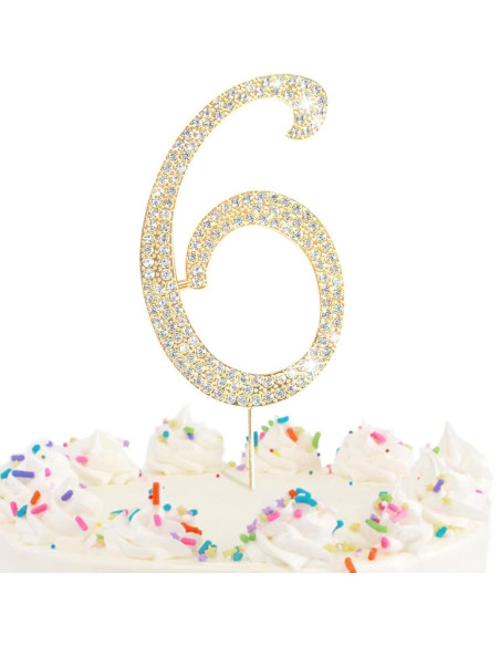 CHIFFRE ANNIVERSAIRE DIAMANT 6