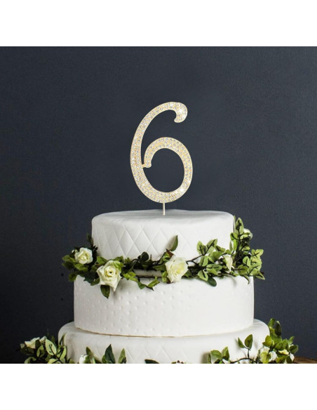 CHIFFRE ANNIVERSAIRE DIAMANT 6