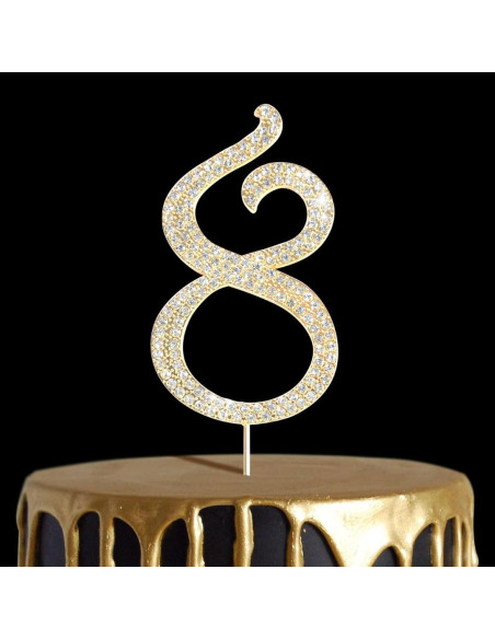 Chiffre Anniversaire Diamant N°8