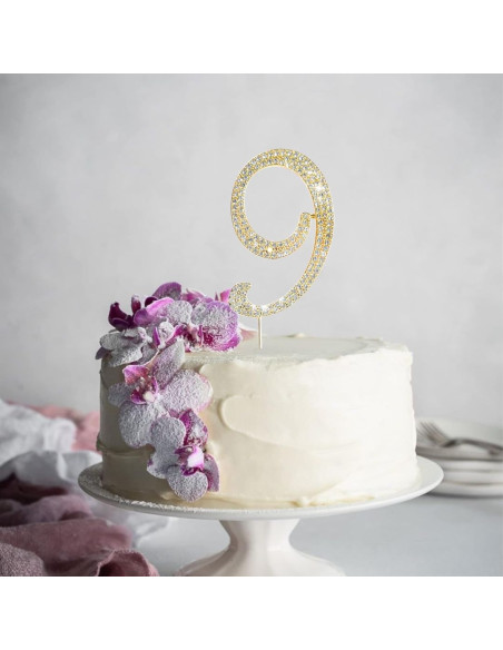 CHIFFRE ANNIVERSAIRE DIAMANT 9
