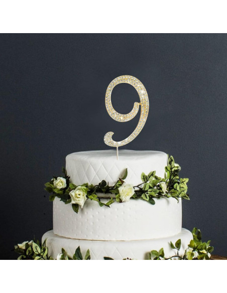 CHIFFRE ANNIVERSAIRE DIAMANT 9
