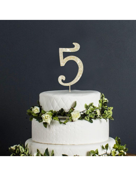 CHIFFRE ANNIVERSAIRE DIAMANT 5
