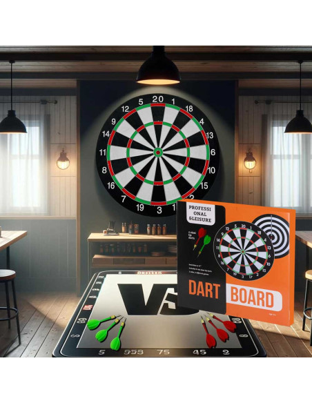 Jeu de Fléchettes Double Face