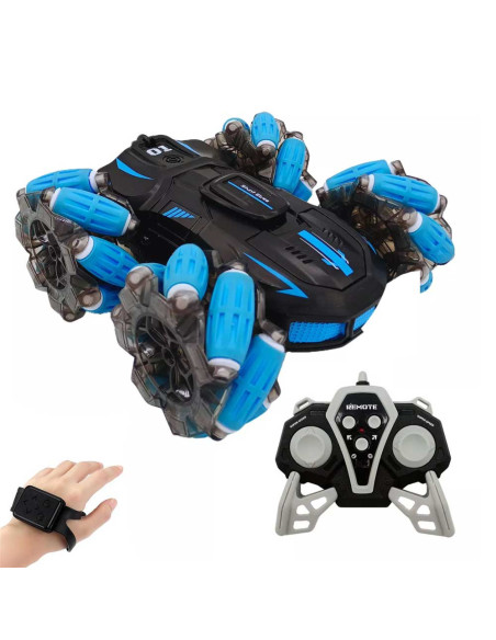 Voiture de Cascade Télécommandée avec lumière LED et Rotation à 360°