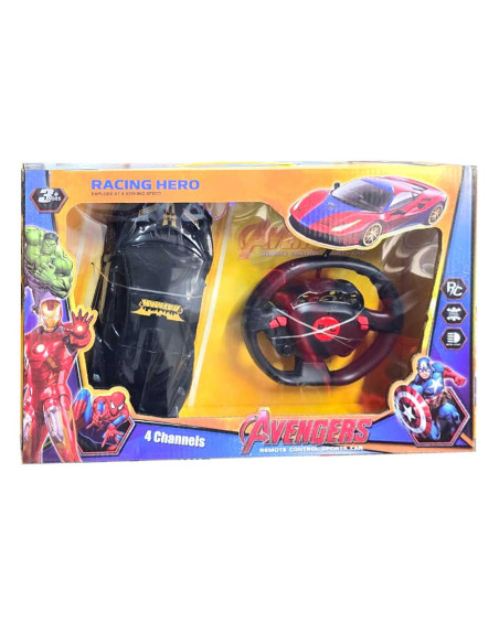 Voiture Télécommandée Noir - Avengers