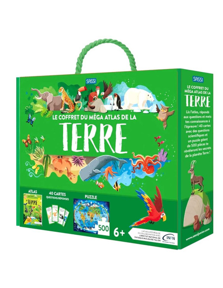 Le Coffret Du Méga Atlas De La Terre - Sassi