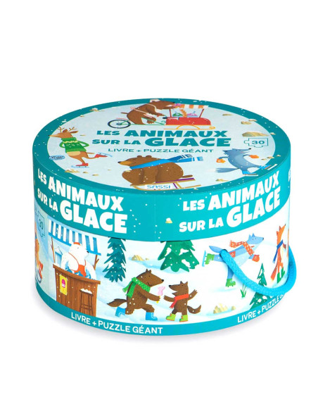 Coffret Puzzle Les Animaux Sur La Glace - SASSI