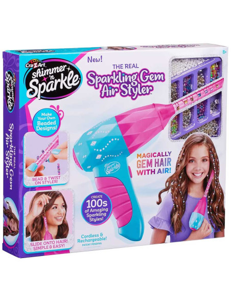 Coffret Accessoires de Cheuveux Sparkling Gem Air Styler - Shimmer ‘n Sparkle