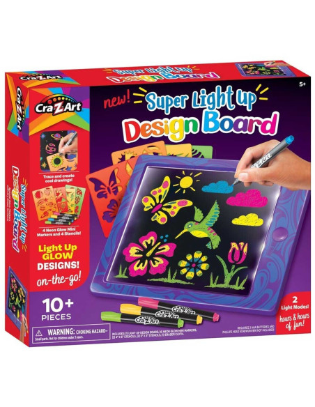 Tablette Super Light Up Design Board - Cra-Z-Art