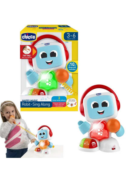 Robot chanteur, Karaoké Robit Chante avec Moi - Chicco