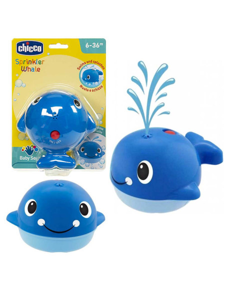Jouet de Bain Autocollant, Sprinkler Whale - Chicco
