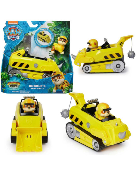 Véhicule + Figurine Paw Patrol Ruben Jungle Pups - Spin Master