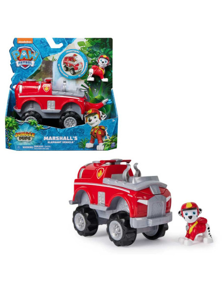 Véhicule + Figurine Paw Patrol Marcus Jungle Pups - Spin Master