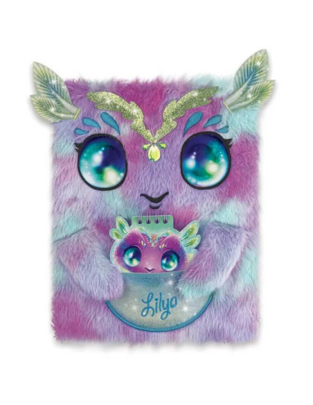 Journal Secret Peluche 2en1, Lilya - Nebulous Stars