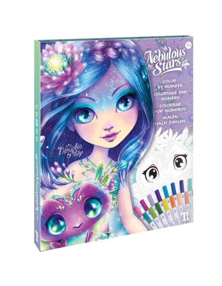 Livre Coloriage par Numéro - Nebulous Stars