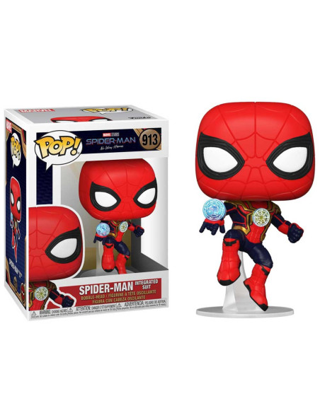 Figurine Pop! Marvel: Spider-Man No Way Home, Spider-Man Integrated Suit - Funko
