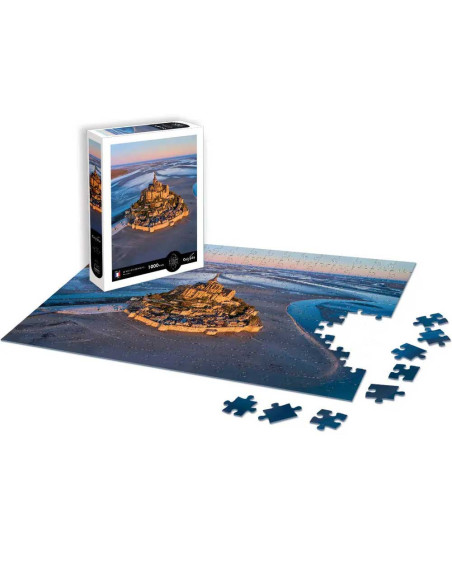 Puzzle 1000 pcs, Le Mont-saint-michel Normandie - Calypto By Sentosphère