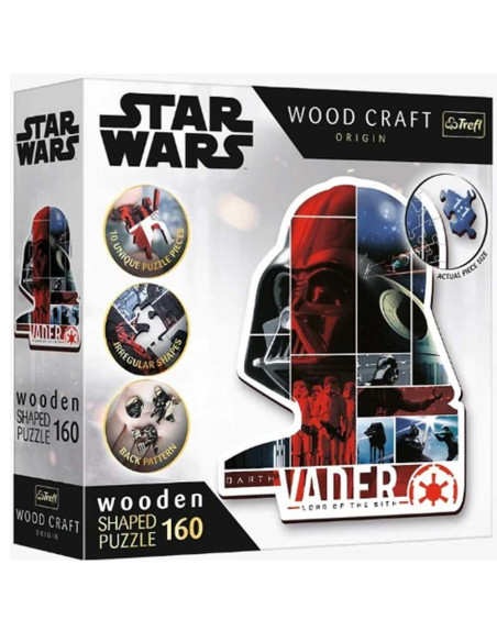 Puzzle en Bois Origin 160 pcs Star Wars Darth Vader - Trefl