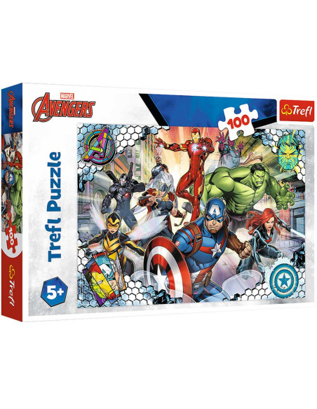Puzzle Famous Marvel Avengers 100 pcs - Trefl