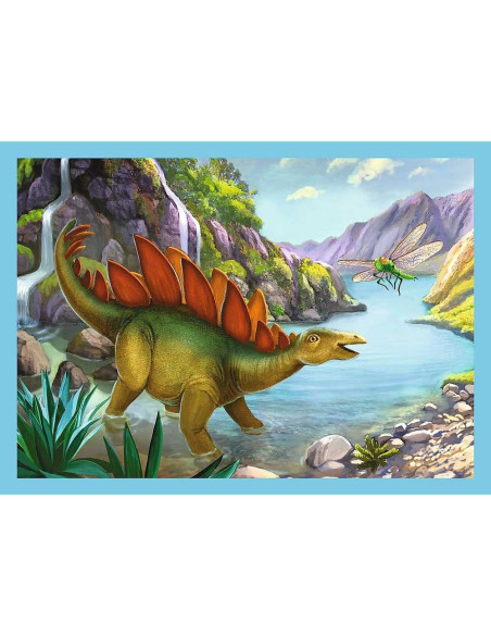 Puzzle 4en1 Dinosaurs - Trefl
