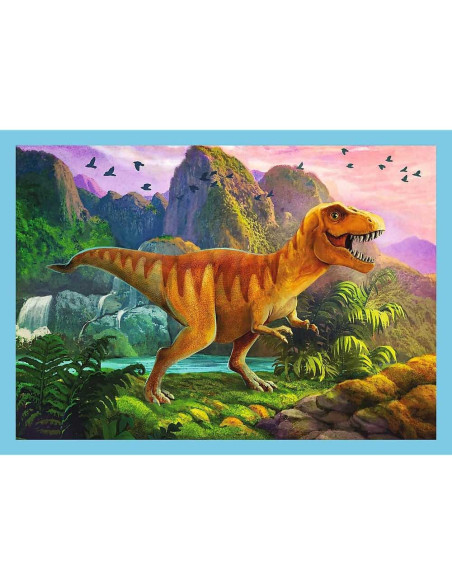 Puzzle 4en1 Dinosaurs - Trefl