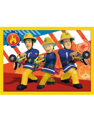 Puzzle 4en1 Fireman Sam - Trefl