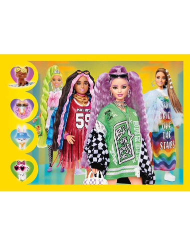 Puzzle 4en1 Barbie - Trefl