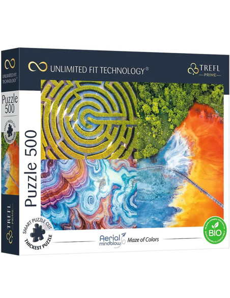 Puzzle 500 pcs, UFT Maze of Colors - Trefl