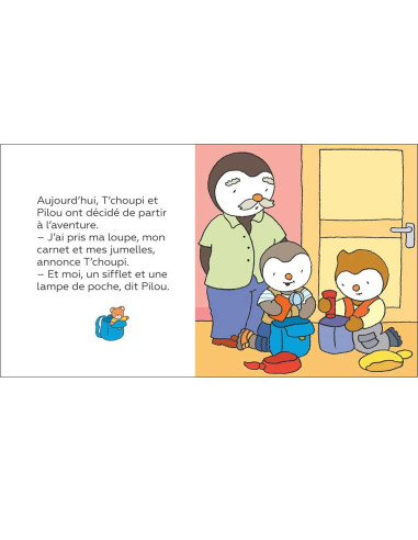 T'choupi Part à L'aventure - Thierry Courtin - Nathan