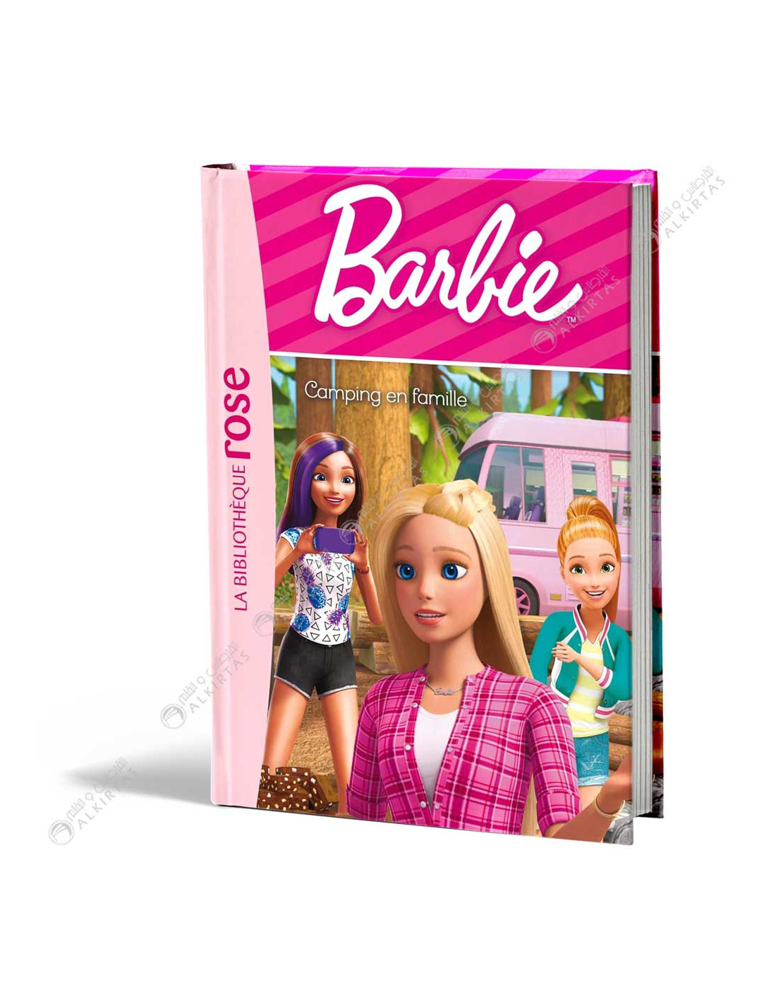 Barbie - Camping en famille - La Bibliothèque Rose - hachette