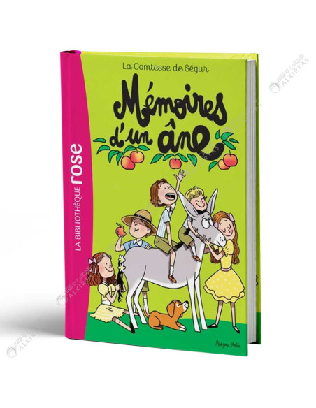 La Comtesse de Ségur - Mémoires d'un âne - La Bibliothèque Rose - Hachette