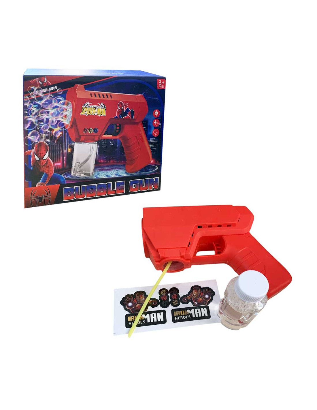 Pistolet Bubble Gun, Hero