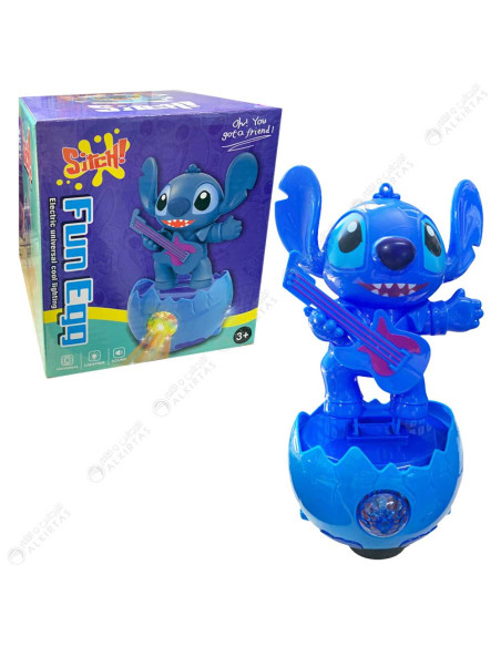 Robot Stitch Lumineux et Musical Rotative 360°
