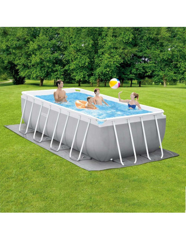 Piscine Prism Frame Rectangulaire 4.00x2.00x1.22 M avec Echelle et Filtre - Intex
