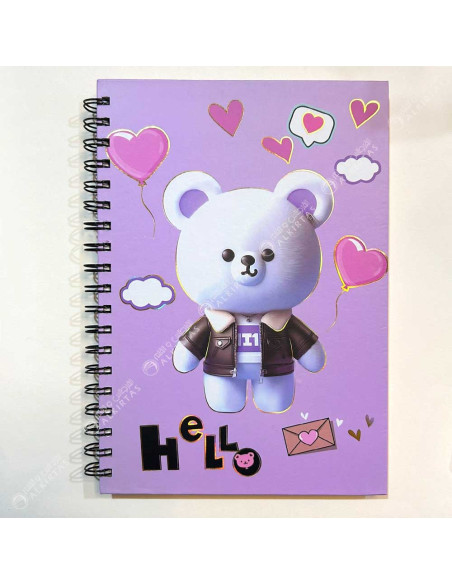 Notebook Spiral Pastel 18x25 cm