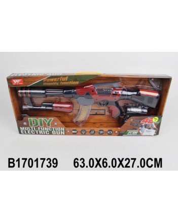 PISTOLET MUSICAL ET LUMINEUX DIY MULTI-FUNCTION