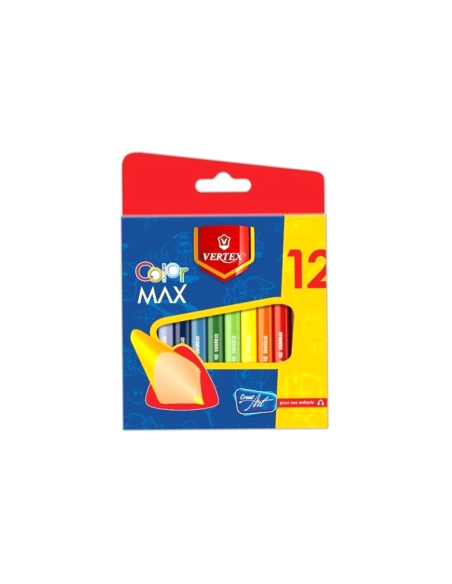Set de 12 Crayons de Couleur - Vertex