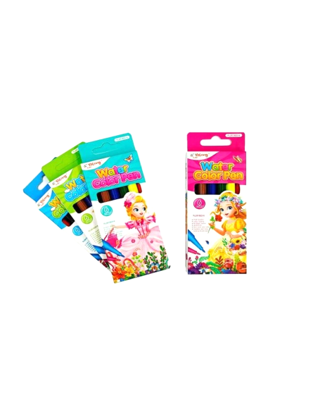Set de 6 Feutres - Yalong