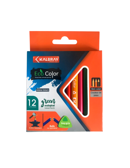 Set de 12 Crayons de Couleur - KALBRAY