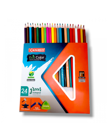 Set de 24 Crayons de Couleur - KALBRAY