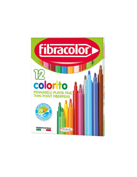 set de 12 Feutres - Fibracolor