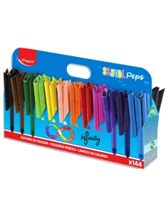 Schoolpack 144 crayons de couleurs SCHOOL'PEPS INFINITY - Maped
